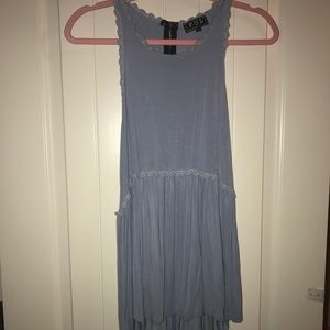 Blue tank top worn a couple times